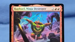 Raphael Ninja Destroyer Foil NM Mythic TMT 102 Teenage Mutant Ninja Turtles MTG - Image 2