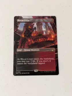 MTG Blood Crypt (Borderless) Ravnica Remastered Regular NM - Image 1