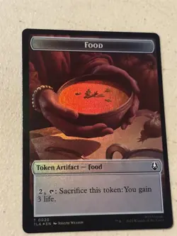 mtg foil token Bear // Food, 012//020, Avatar the Last Airbender, unplayed - Image 2