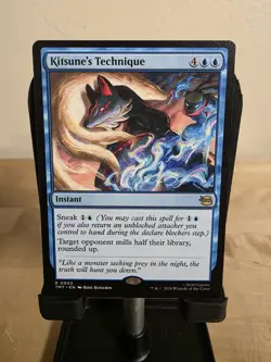 MTG TCG TMNT Kitsune's Technique 0042 Regular Rare - Image 1