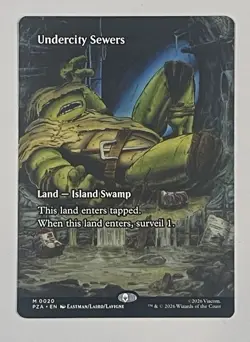 Undercity Sewers (Borderless) Teenage Mutant Ninja Turtles Source Material... - Image 1