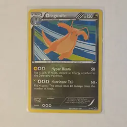 Pokemon TCG Dragonite Holo Stage 2 5/20 150 HP 2012 English Card Stock - Image 1