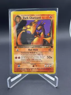 Pokemon TCG Dark Charizard 21/82 Base Set Non-Holo 1st edition - Image 1