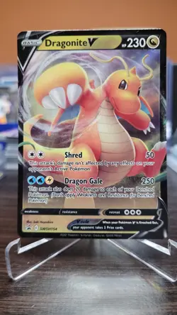 💥 Dragonite V - SWSH154 - Pokemon Sword & Shield Promo Ultra Rare Holo Card - Image 1