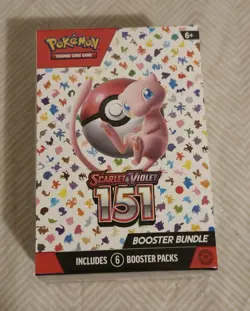 Pokemon TCG Scarlet & Violet 151 Booster Bundle Sealed New (6 packs) - Image 1