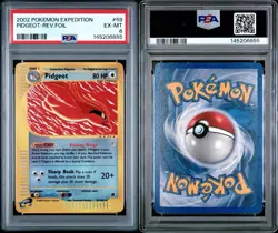 Pokemon TCG Expedition Pidgeot 59 Reverse Holo PSA 6 Excellent-Mint Low Pop - Image 3