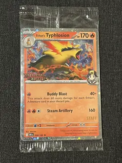 Pokemon Sealed Destined Rivals STAFF Prerelease Promos 4x Cards *MOUTH SWIRL* - Image 1