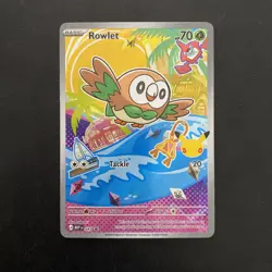 Pokemon TCG First Partner Illustration Series 1 Rowlet Litten Popplio - Image 2