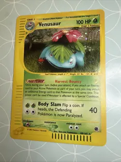 Pokemon TCG Venusaur Expedition Base Set 30/165 Regular Holo Rare - Image 2
