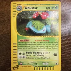 Pokemon TCG Venusaur Expedition Base Set 30/165 Regular Holo Rare - Image 4