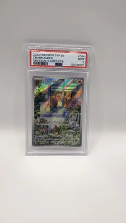 Pokemon Charmander 044 Sv: Scarlet & Violet Promo Cards Promo Holo 2023 PSA 9 - Image 1
