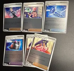 Pokemon TCG: Ascended Heroes Holo Trainer Card Lot (6) 189 190 206 214 215 NM - Image 1