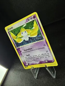 Jirachi 97/95 EX Team Magma Team Aqua 2004 Secret Rare Holo e-Series Pokemon DMG - Image 2