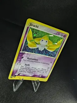 Jirachi 97/95 EX Team Magma Team Aqua 2004 Secret Rare Holo e-Series Pokemon DMG - Image 3