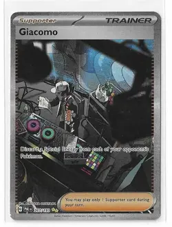 Giacomo - 267/193 - Pokemon Paldea Evolved Special Illustration Rare Card NM - Image 1