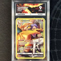 ACE 9 Charizard TG03/TG30 Special Art Lost Origin Pokemon Card - Image 1