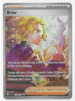 Briar 171/142 Stellar Crown Special Illustration Rare NM Pokemon Card - Image 1
