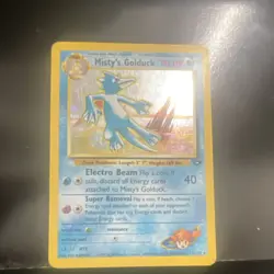 Pokemon Misty's Golduck Gym Challenge 12/132 Holo Rare 70 HP Stage 1 English - Image 1