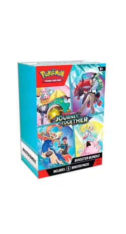 2025 Pokemon Journey Together 6-Pack Booster Bundle Sealed - Image 1