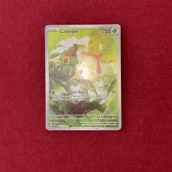 Holo Caterpie - 172/165 Illustration Rare Scarlet & Violet 151 Pokemon TCG - Image 1