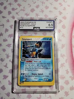 Pokemon Ruby And Sapphire Holo Rare Swampert Card No.13/109 - Image 1