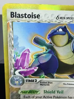 Blastoise 2/100 Delta Species Holo Crystal Guardians Pokemon MP+ - Image 2