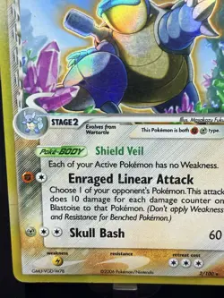 Blastoise 2/100 Delta Species Holo Crystal Guardians Pokemon MP+ - Image 5
