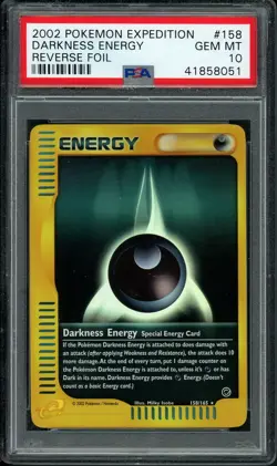 PSA 10 Expedition Darkness Energy 158/165 Reverse Holo Pokemon - Image 1