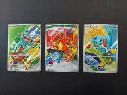 Pokemon TCG First Partner Illustration Collection Series 1 Kanto GEN 1 Starters - Image 1
