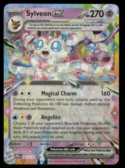 Pokemon Cards Sylveon ex 041/131 Prismatic Evolutions Double Rare NM - Image 1