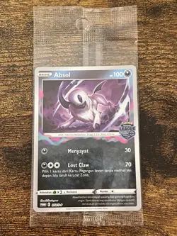 Pokemon TCG Sealed Absol 373/s-p Indonesia Regional League 2022 Promo- English - Image 1