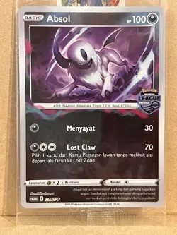 Pokemon TCG Sealed Absol 373/s-p Indonesia Regional League 2022 Promo- English - Image 3