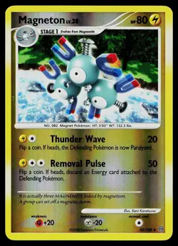 Pokemon Card - Magneton Stormfront 43/100 Uncommon Reverse Holo - Image 1