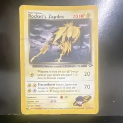 Pokemon Rocket's Zapdos Gym Challenge 15/132 Unlimited Holo Rare English - Image 1