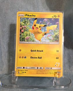 Pikachu *STAMPED PROMO* #19/68 (Battle Academy) BTA Pokemon NM *2019* - Image 5