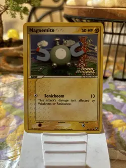 Pokemon Magnemite Team Rocket Returns Common 50 HP Reverse Holo 66/109 - Image 1