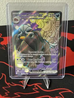 Arven's Mabosstiff ex 218/182 Ultra Rare Full Art Holo Sv10 Pokemon Card - Image 1