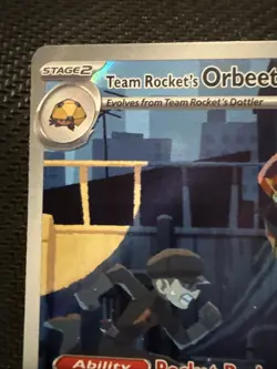 Pokemon Team Rocket's Orbeetle 198/182 Sv10: Destined Rivals Full Art Holo - Image 2