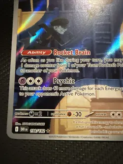 Pokemon Team Rocket's Orbeetle 198/182 Sv10: Destined Rivals Full Art Holo - Image 5