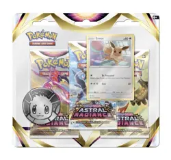 Pokemon TCG - Astral Radiance Triple Blister Eevee - New and Sealed - Image 1