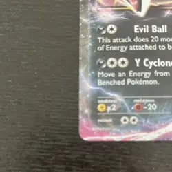 Pokemon TCG XY Promo Yveltal EX Promo Single - Image 3