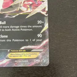 Pokemon TCG XY Promo Yveltal EX Promo Single - Image 4