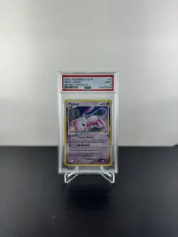 Mew Holo Rare 15/132 Secret Wonders 2007 Pokemon TCG PSA 9 - Image 1