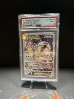 2023 Pokemon Crown Zenith #GG46 Deoxys VSTAR FA Full Art PSA 9 MINT - Image 1