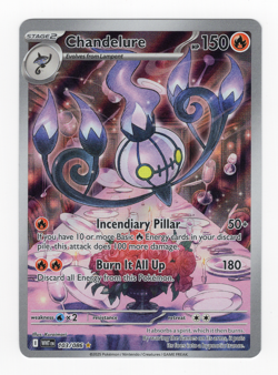 Chandelure - 103/086 - SV White Flare Near Mint Pokemon TCG Illustration Rare - Image 1