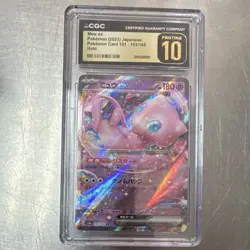 Pokemon Mew ex 151/165 Sv2a Double Rare Holo CGC Pristine 10 Japanese 2023 - Image 1