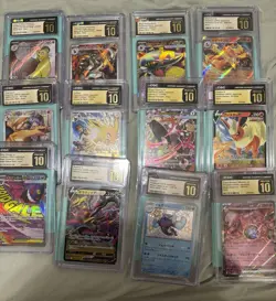 Pokemon TCG Graded Card Lot Japanese Charizard Mewtwo Gengar Raichu Snorlax - Image 1
