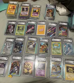 Pokemon TCG Graded Card Lot Japanese Charizard Mewtwo Gengar Raichu Snorlax - Image 3