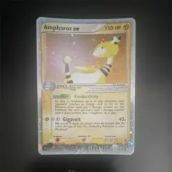 Pokemon Ampharos ex EX Dragon 89/97 Ultra Rare Holo 150 HP Stage 2 English - Image 1