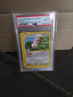 Pokemon Japanese Blissey Rare Town on No Map 1st Ed. 065/092 PSA 10 GEM MINT - Image 1